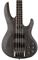 ESP LTD B204 Spalted Maple Bass Guitar See Thru Black Satin Front View